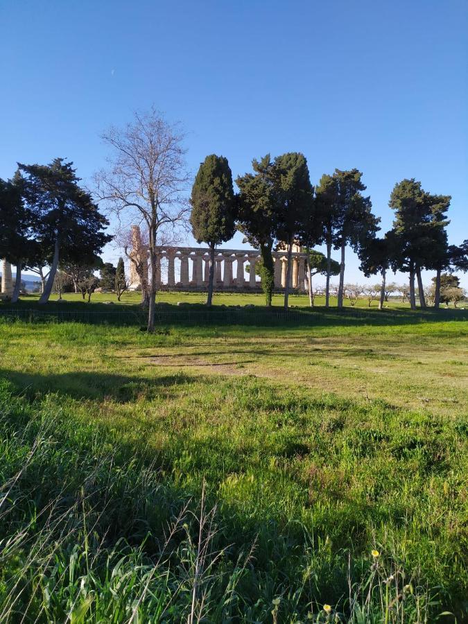 Ferienwohnung Goethe Paestum House Exterior foto